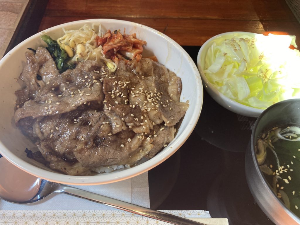 焼肉安安のランチ