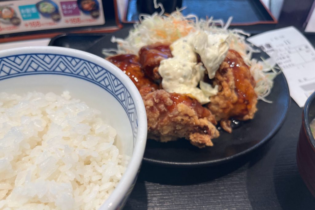 吉野家のチキン南蛮定食